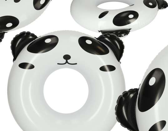 Anneau de natation gonflable panda 80cm max 60kg