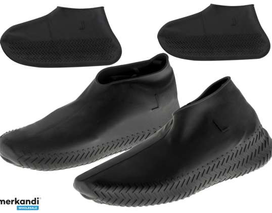 Shoe covers waterproof wellingtons L black pink. 39 44