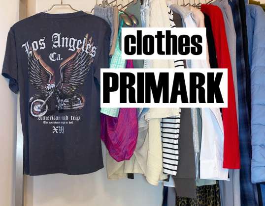 Mix de vestuário masculino e feminino da PRIMARK