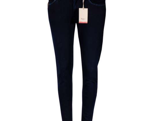 Stock de jeans Pepe Jeans pour femmes tailles de 26 à 34 bleu marine