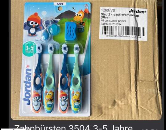 Zahnbürsten Mix - Pflege - Zahnpflege - Kinder Uahnbürsten - Zahnseide - A Ware