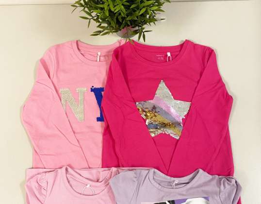 NAME IT long-sleeved T-shirts for children
