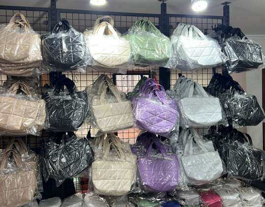 Модні жіночі сумочки з різними варіантами кольору і фасону.