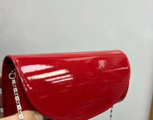 Fashionable women's handbags with alternative color and style variations.