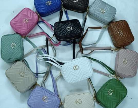 Trendige Handtaschen für Damen mit verschiedenen Farb- und Designalternativen.