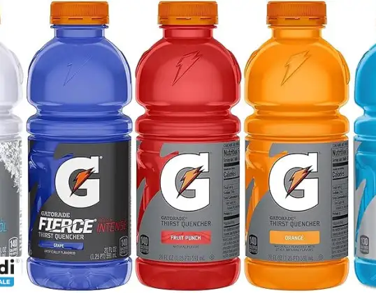 Groothandel Gatorade Variety Pack: flessen van 591 ml in meerdere smaken