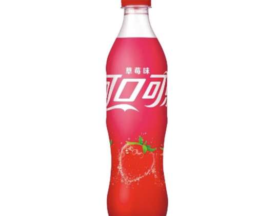 Coca-Cola Strawberry 500ml - 12 unități pe cutie, 108 cutii pe palet, Origine China