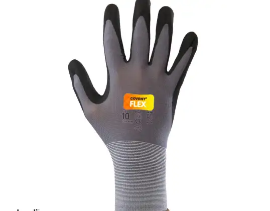 PREMIUM FLEX Delovne rokavice, prekrite z nitrilno peno - odporne proti obrabi