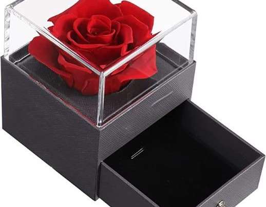 Boîte à bijoux roses stabilisées LOVEBOX