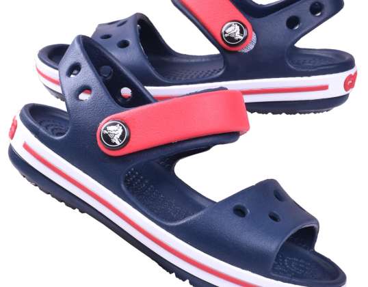 Children's Velcro Sandals Crocs Crocband 12856 NAVY