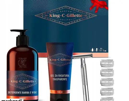 Gillette King C borotválkozási termékek: Emelje magasabb szintre borotválkozási rutinját precízen és luxussal