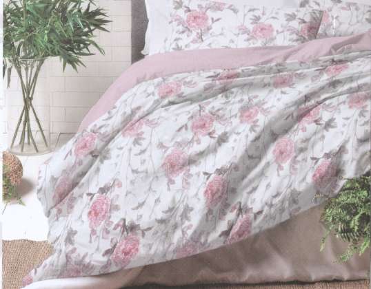 Bed linen special item 600 pieces cotton 3-fold assorted