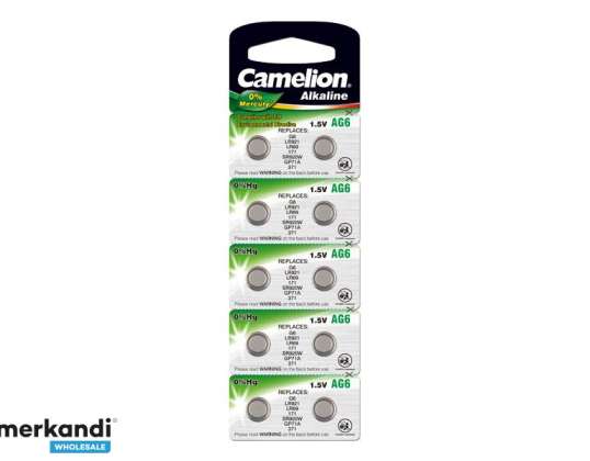 Battery Camelion Alkaline AG6 0 Mercury/Hg 10 pcs.