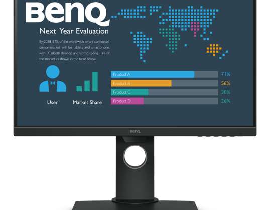 BenQ 57,2cm BL2381T  16:10 DVI/DP/HDMI bk.lift/piv.WUXGA 9H.LHMLA.TBE