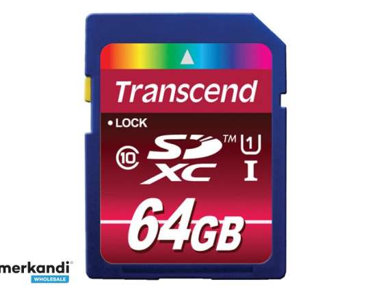 Transcend SD Card 64GB SDXC UHS-I 600x TS64GSDXC10U1