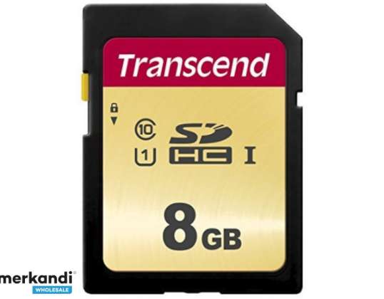 Carte SD Transcend 8 Go SDHC SDC500S 95 / 60 Mo / s TS8GSDC500S