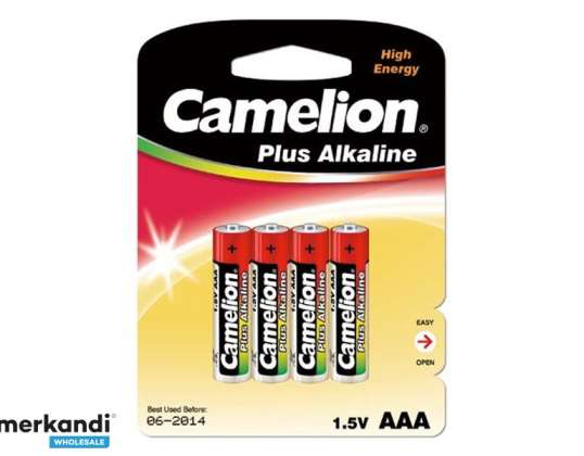 Akumulators Camelion Alkaline LR03 Micro AAA (4 gab.)