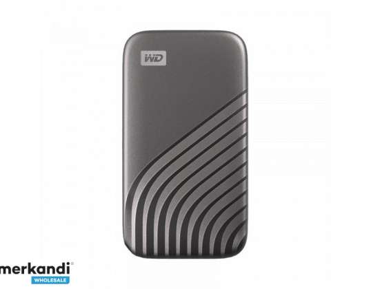 WD 500GB MyPassport USB 3.2 Gen2 Šedá WDBAGF5000AGY-WESN