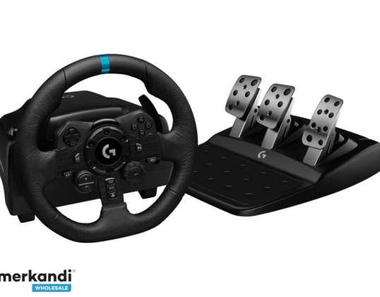 Logitech G G923 - Τιμόνι + πεντάλ - PC - PlayStation 4 - 900 μοίρες - Ενσύρματο - USB - Μαύρο 941-00014