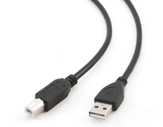 CableXpert USB 2.0 AM pistik ja BM pistik 3m CCP-USB2-AMBM-10