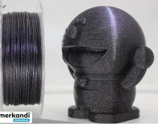 Gembird Filament  PLA Three galaxy black 1.75mm  1kg 3DP PLA MX3 01 GBK