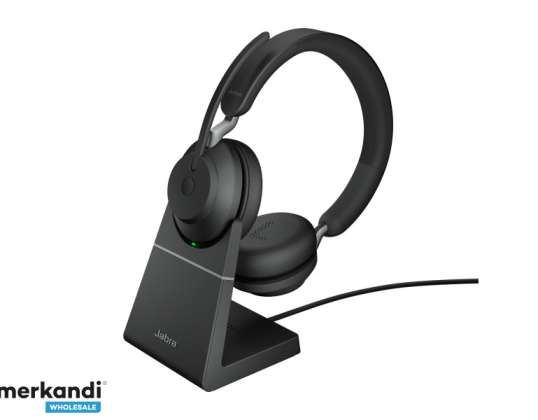 Jabra Evolve2 65 Stereo UC   Ladestation   Link 380 USB A  Schwarz