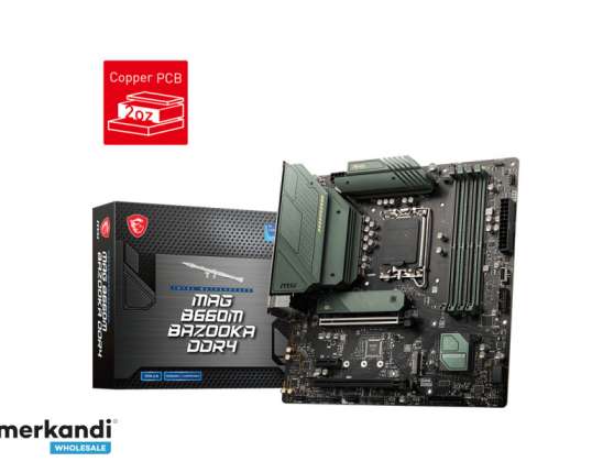 MSI MAG B660M DDR4 BOOK - Płyta główna - mATX 7D43-004R