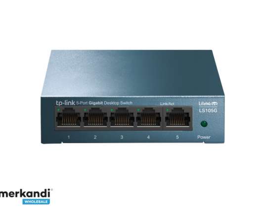 TP LINK   Unmanaged   Gigabit Ethernet  10/100/1000  LS105G