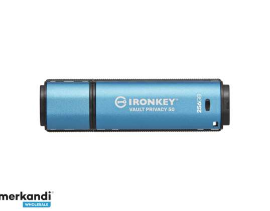 Kingston IronKey Vault Beskyttelse af personlige oplysninger 50 USB-flash: 256 GB IKVP50/256 GB