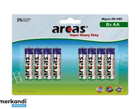 Batteri Arcas R06 Mignon AA (8 st.)