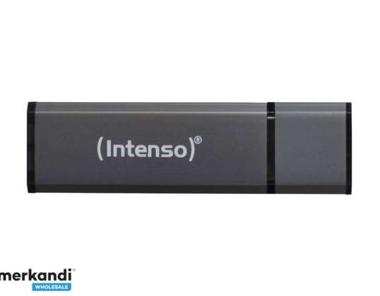 USB-накопитель 16 ГБ Intenso Alu Line Антрацитовый блистер