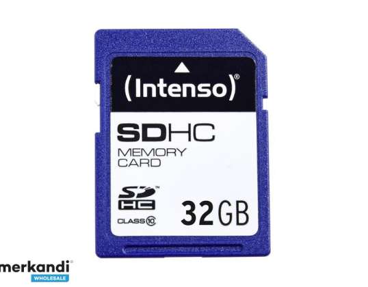 Блистерная карта памяти SDHC Intenso CL10 емкостью 32 ГБ