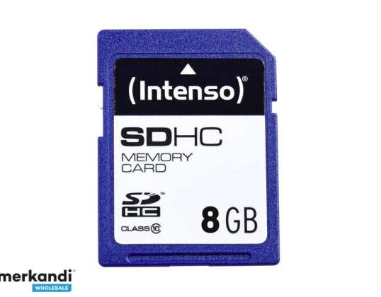 SDHC 8GB Intenso CL10 läpipainopakkaus