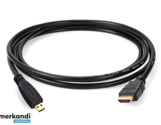 Reekin HDMI to Micro HDMI Cable 1 0 Meter High Speed with Ethernet