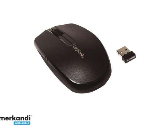 Mysz LogiLink Optyczna Bezprzewodowa 2.4 GHz Czarna ID0114
