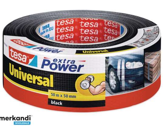 Tesa extra Power Universal PANZERBBAND 50 mm/50 meter (sort)