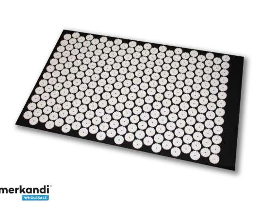 Shanti akupresszúrás matrac / körömszőnyeg 80 x 50 cm Fekete