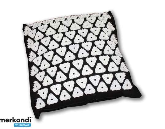 Shanti Akupresūros pagalvė / Nagų pagalvė 34 x 34 x 11 cm Juoda