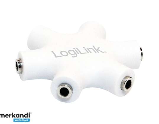 LogiLink Audio Splitter for up to 5 people CA1088 white