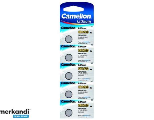 Batterie Camelion CR1220 Lithium 3V 5 pcs