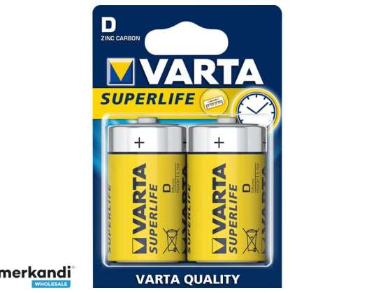 Battery Varta Superlife R20 Mono D 2 kosi.