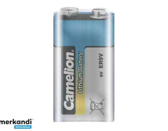 Camelion Lithium 9V smoke detector battery 1 pc.   Bulk