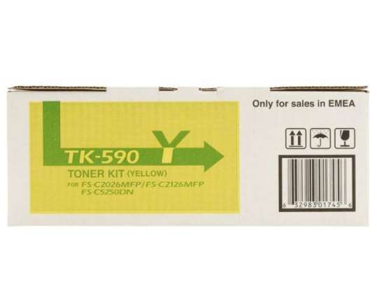 Kyocera тонер касета - TK590Y - жълта 1T02KVANL0
