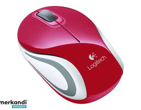 Egér Logitech Wireless Mini Mouse M187 Red 910 002732