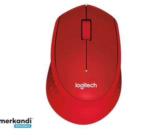 Mus Logitech M330 Silent Plus Mouse Red 910 004911