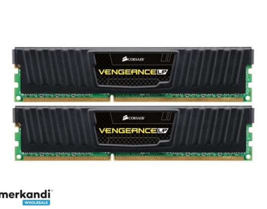 Memory Corsair Vengeance LP DDR3 1600MHz 8GB 2x 4GB Black CML8GX3M2A1600C9