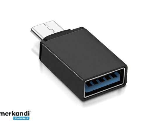 Reekin USB C USB 3.0 adapter črna