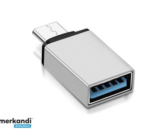 Reekin USB C USB 3.0 adapter sølv