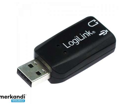 Logilink USB-audioadapter / geluidskaart met virtueel 3D-geluidseffect UA0053