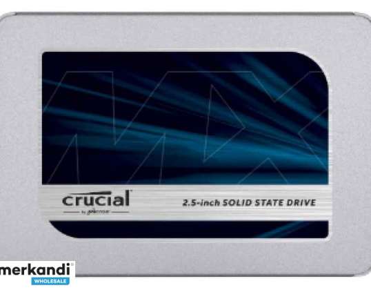 SSD 250GB Crucial 2 5 6.3cm MX500 SATAIII 3D 7mm vendita al dettaglio CT250MX500SSD1